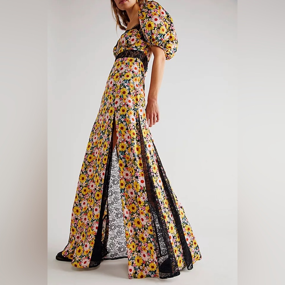 For Love And Lemons Sylvia Maxi Dress